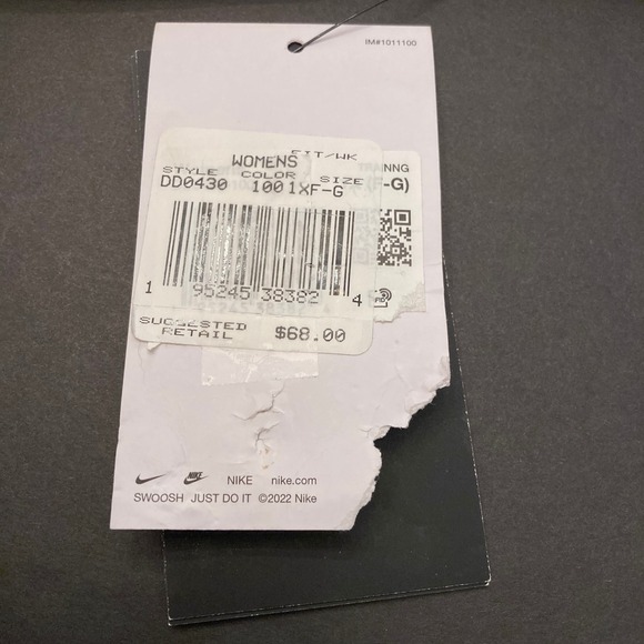 Nike Dri-FIT Sports Bra White 1X F-G 34-36 High Support Padded Workout Athletic - Picture 4 of 11